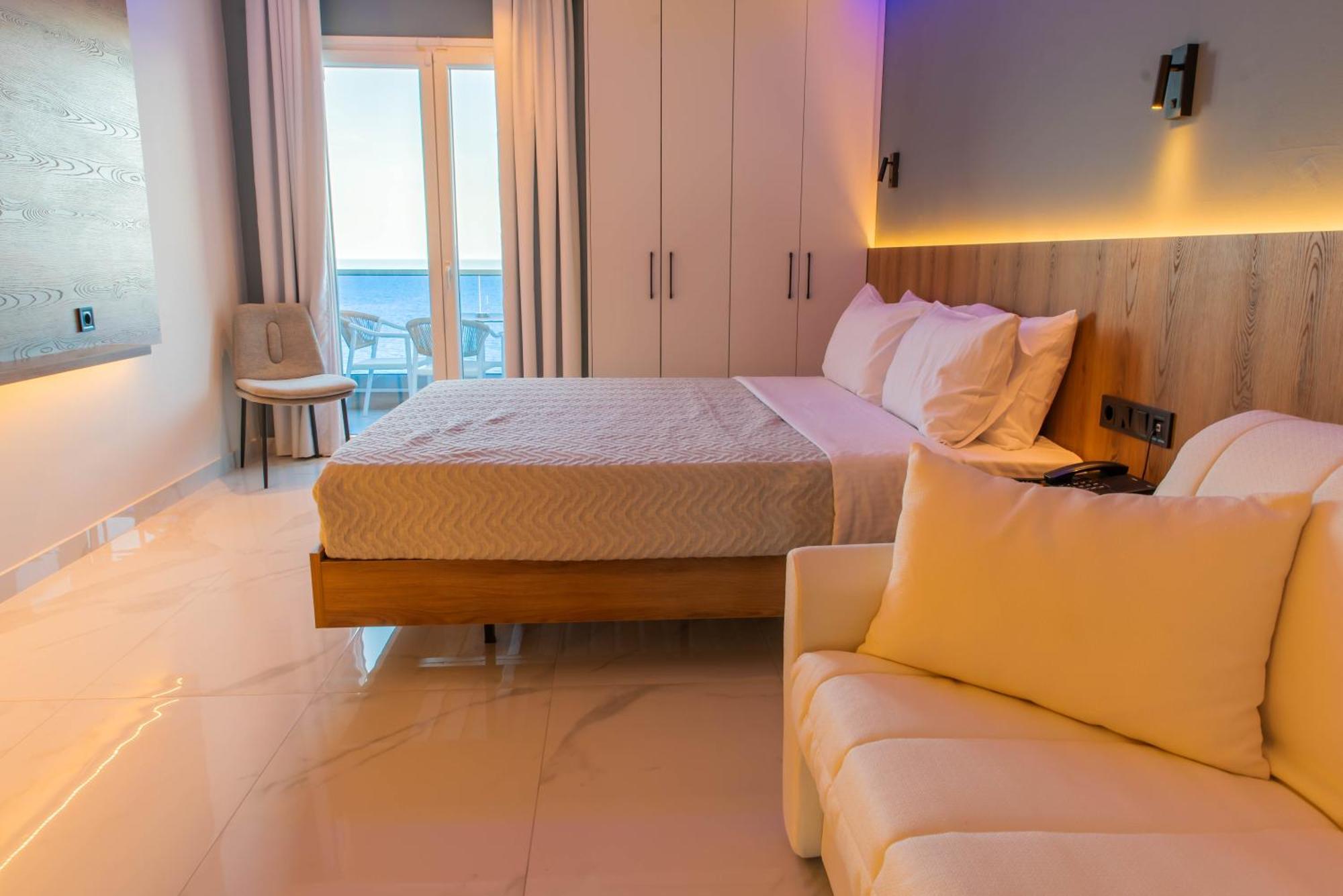 Akteon Girni Otel Paralía Dış mekan fotoğraf